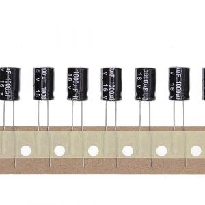 50 Pièces 16V 1000UF Condensateur électrolytique en aluminium enfichable 8x12 8 * 12mm (ERIC ELECTRONICS TECHNOLOGY LIMITED, neuf)