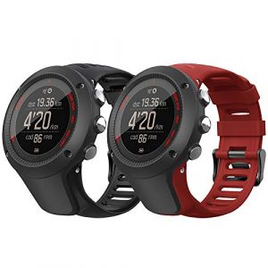 Songsier Bracelet Compatible avec Suunto Ambit 3/1/2/2S/2R/3 Sport/3 Run/3 Peak, Bracelet en TPU (LUMINAT TRADING LIMITED, neuf)