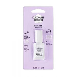 Elegant Touch Brush On Colle pour Faux Ongles 6 ml (Direct Care ltd, neuf)