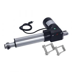 Actionneur Lin&eacute;aire DC 12V 24V Course 100mm 150mm 200mm 250mm 300mm 400mm 500mm 600mm, Pull 6000N, V&eacute;rin &Eacute;lectrique Robuste de Moteur &Eacute;lectrique ( Couleur : 20mm/s-1500N(150KG) , Taille : 24V-600mm ) (Koncey SHOP, neuf)