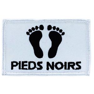 Akachafactory Patch &eacute;cusson brod&eacute; Drapeau Pieds Noirs thermocollant Insigne Blason (Akachafactory, neuf)