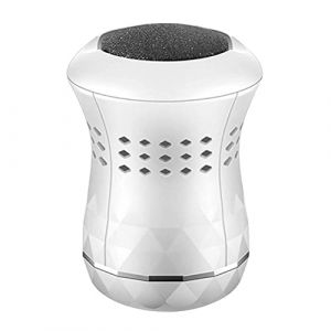 ZJchao Débranche de callosité électrique, Broyeur de Pied Haute Performance avec Chargement USB, Absorbe 98% du Dissolvant en Poudre, adapté à la Peau Sensible, 2 Disques de Broyage (WHITE) (salmueu, neuf)