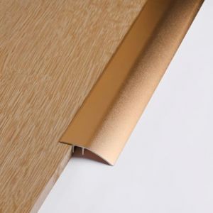 Rampe de Seuil Aluminium Seuil de Porte Barre de Seuil Rattrapage Bande de Transition Profil&eacute; de Transition,Convient pour Pente de 6-12mm(Or Cuivr&eacute;, 0.9m&times;4.3cm) (ZYDZ-eu, neuf)