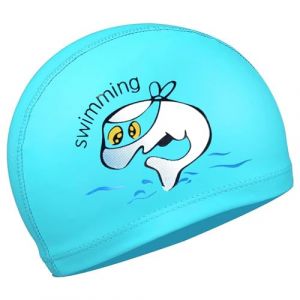 GWAWG Bonnet Bain Enfants,Enfants Bonnet de Natation Bonnet de Bain &Eacute;lastique Imperm&eacute;able Bonnet de Piscine Tissu Polyester Souple Bonnet de Bain Bonnets de Piscine Amusants pour Enfant (GWAWG, neuf)