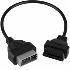 OBD OBD2 connecteur de Diagnostic Adaptateur à 16 Broches pour Nissan 14 Broches (la Gauche de 16 pins sur Le Droit de 14 pins) (Goliton Tech, neuf)