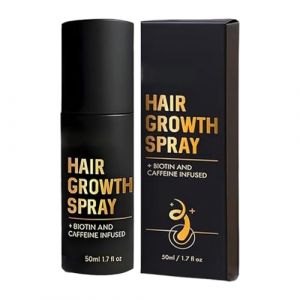 Hair Growth Spray épaississant pour cheveux clairsemés, pousse des cheveux, accélération naturelle de la croissance des cheveux, soin des cheveux pour hommes et femmes 50 ml (hinetinly, neuf)