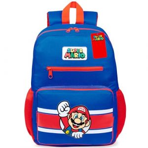 Super Mario Sac a Dos Enfant Garçon Fille Cartable Scolaire 6 Compartiments Sac Primaire Voyage Rentrée Cadeau Gamer (Get Trend., neuf)