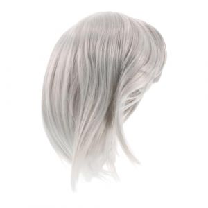 Beaupretty Accessoire costume faux cheveux charmants faux cheveux drôles faux cheveux pour les cheveux ondulés du festival Fil haute température Grey (lorianca, neuf)