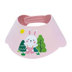 Kids Shower Cap, Waterproof Hair Washing Visor, Adjustable Shampoo Bath Shield, Comfortable, Easy to Use, Cartoon Bath Hat, for Ear Dry and Eye Protection, 12.99x12.6 Inches (hongbio, neuf)