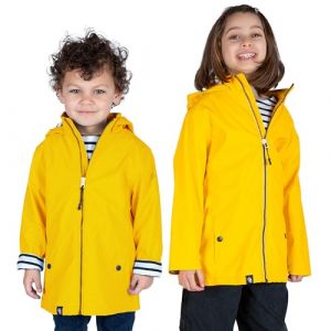 Breizh Ocean - Cir&eacute;, Imperm&eacute;able Enfant - Cr&eacute;ation Fran&ccedil;aise LANNION Mixte, Gar&ccedil;on ou Fille - Impermeable Int&eacute;rieur Ray&eacute; Style Marini&egrave;re - Manteau Enfant Garcon ou Fille de 1 &agrave; 14 ans (BREIZH OCEAN, neuf)