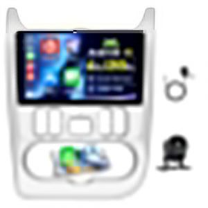 4+128G Android Autoradio pour Renault Logan 1 Sandero 2009-2015 Largus Dacia Duster sans Fil Carplay, 9 Pouces Incell &eacute;cran Tactile pour Voiture avec Bluetooth 5.0/GPS/FM/RDS/EQ/Cam&eacute;ra de Recul (Hikity Tech Hub, neuf)