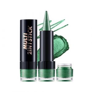 2 en 1 fard &agrave; paupi&egrave;res nacr&eacute; et eyeliners b&acirc;ton double t&ecirc;te estompable stylo pour maquillage des yeux &agrave; la mode stylo nacr&eacute; (qoeifj, neuf)