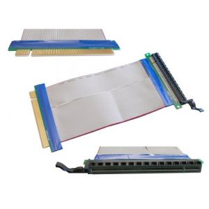 KALEA-INFORMATIQUE Nappe d'extension Type Riser pour Port PCI Express x16 vers Port PCIe x16 Longueur 195mm (KALEA INFORMATIQUE - COMPOTRADE, neuf)