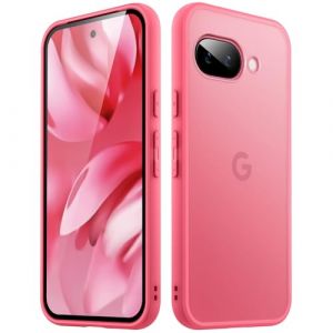 JETech Coque Mat pour Google Pixel 9a 6,3 Pouces 2025, Étui Housse de Protection Dos Translucide Givrée Fine, Anti-Empreintes Digitales (Rose Pivoine) (SaiJi-Direct, neuf)