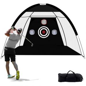 TTCB Sports Filet d'entraînement de Golf, 10x7FT Pratique Filet Golf, Simulateur de Formation Cible pour Extérieur Intérieur, Cadeaux pour Hommes (TTCBSPORTS, neuf)