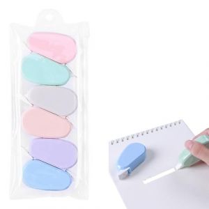 HABNI 12 Pièces Ruban Correcteur, 4 m x 5 mm Souris Correcteur Blanc, Rubans de Correction, Rouleaux de Correction pour étudiants Enfants, Roller Correcteur pour l'Ecole et au Bureau (XIANXIAN LI, neuf)