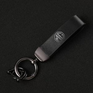 DYQCD 1 Pièce Porte-Clés De Voiture pour MG EZS HS Mulan One TF ZS Navigator Porte-clés Logo Voiture Porte-Badge Mousqueton Porte Clé Accessoires Voiture,Blackstyle (jinzhongyiyuanwangluok, neuf)