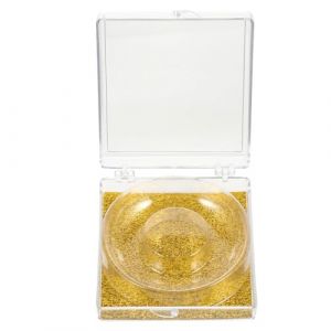 FIXOSHEE Lot De 6 &Eacute;tuis &agrave; Faux Cils Transparents, Petite Taille, Plastique L&eacute;ger, Bo&icirc;te De Rangement Fond Paillet&eacute;, Organisateur S&eacute;curis&eacute; Pour Maquillage Professionnel Et Usage Quotidien (Jiingsq, neuf)