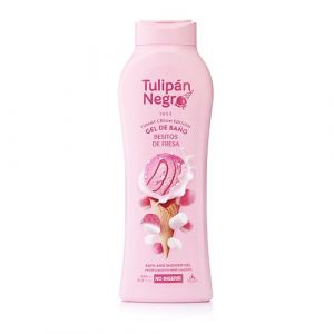 Tulipe noire - Gel douche hydratant aux baisers de fraise - 650 ml - Intens&eacute;ment parfum&eacute; (EUROPRIME, neuf)