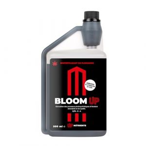 UP NUTRIENTS Bio-stimulant de Floraison BLOOM UP 500 ml - Engrais Récoltes, Fleurs et Têtes - NPK 2,75-3-4 - Stimulation de la Photosynthèse - Fleurs Abondantes et de Qualité (GROWSHOP EU, neuf)