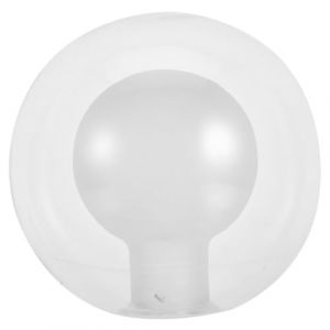 UKCOCO Abat-Jour En Verre Transparent Double Couche Pour Lampe G9 Globe Rond 4 Pouces Couvre-Lampe Moderne Pour Salon Et Salle &Agrave; Manger Luminaire D&eacute;coratif &Agrave; Installation Facile (Fruitscher, neuf)