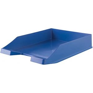 HAN 10278-16, corbeille à courrier écologique détentrice du certificat environnement: L'ANGE BLEU. 100% de matériaux recyclés, lot de 10 unités, bleu écoloqique. (WHI-Tilburg, neuf)