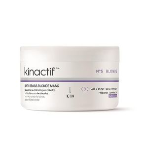 KINACTIF N&ordm;5 BLONDE Masque anti-bronzant Blond 200 ml KIN Cosmetics (GOUIRAN BEAUT&Eacute;, neuf)