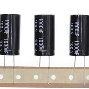 10 Pièces 100V 1000UF Condensateur électrolytique en aluminium enfichable 18x35 18 * 35mm (ERIC ELECTRONICS TECHNOLOGY LIMITED, neuf)