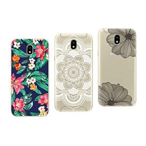 NOVAGO Compatible avec Samsung Galaxy J5 2017 (J530) Coque en Gel Souple et r&eacute;sistant Anti Choc avec Impression de qualit&eacute; (x3, Multicolore 16) (NOVAGO-Vendeur PRO fran&ccedil;ais, neuf)