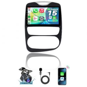 ACAVICA Autoradio Renault Clio 4 Android 15 4+64 Go - 10,1" avec Wireless CarPlay Android Auto - St&eacute;r&eacute;o Bluetooth 5.4 GPS WiFi 6.0 FM - pour Renault Clio 2012-2018 Medianav (ACAVICA, neuf)