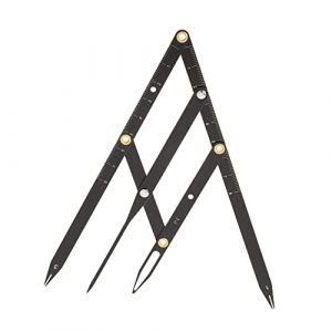 Gatuida Règle à Sourcils Coulissante Outil De Mesure Pour Sourcils Règle De Positionnement Acier Inoxydable Précision Pour Maquillage Permanent (Queenie ruy, neuf)