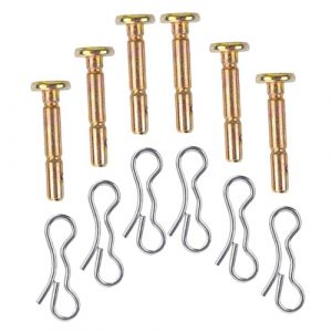 Gadpiparty 6 Ensembles Kit Goupilles de Cisaillement et &Eacute;pingles Nourrice L&eacute;g&egrave;res pour Fraise &agrave; Neige D&eacute;tach&eacute;es Durables pour Protection Bo&icirc;te de Vitesses de Saleuse Neige ATV et Cycle (Waldenwde, neuf)