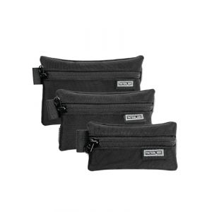 TACTICAL_GEEK Kit de sacs de rangement A5 EDC multi-usages avec crochets et boucles EDC Gadget, Utility Petit sac à outils, organisateur de poche pour un usage quotidien, Noir en maille, Petit sac de (TACTICAL GEEK FR, neuf)