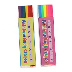 NUOBESTY 2 Pièces Stylo à peinture body painting makeup pen maquillage pour enfants crayons pour le visage d'halloween crayons de peinture corporelle crayon de peinture enfant (Camplos, neuf)