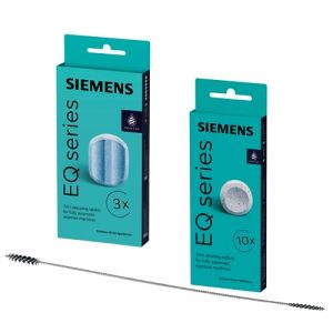 SIEMENS TZ80001 Lot de 10 tablettes de nettoyage + 3 tablettes détartrantes pour EQ Series (agdmaster, neuf)