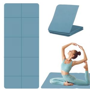 Tapis Yoga - Tapis Pilates Pliable - Yoga Mat TPE - Tapis De Sport 183x61cm - 5mm &Eacute;pais Tapis Yoga Voyage Pour Gym Et Voyage (JTcymstore, neuf)