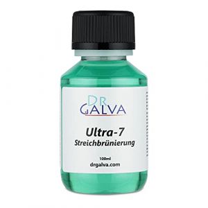 Ultra-7 Brunissage au pinceau 100ml - "le plus fort" - noircit également l'acier complexe (Dr. Galva, neuf)