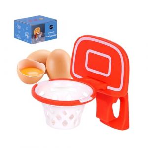 Separateur Oeuf Jaune et Blanc Panier de Basket,séparateur de Jaune d'œuf Filtre à œU.S Forme de Cadre de Basket-Ball,Filtre de Jaune d'œuf, séparateur d'œuf en Plastique (#B) (Raopuzi, neuf)