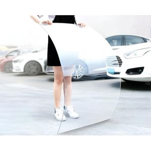 Plaque Plexigla Transparent, Rouleau Pc Plastique, Plaque Acrylique Polycarbonate, Vitre Plexiglass, Plaque Polycarbonate pour Serre Jardin, Marquise de Porte Exterieur, Toiture Abri de Jardin(1.22x2m (YXJ-SHOP, neuf)