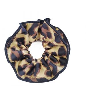 Chouchou En Tissu Chouchous &agrave; imprim&eacute; l&eacute;opard, &eacute;lastiques for queue de cheval, attaches for poignets, chouchous en tissu for soir&eacute;e pyjama(Black) (kaifengyuye, neuf)