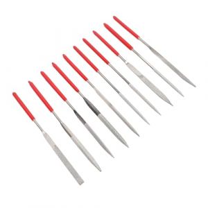 Lime à Ongles en Métal Fer 10 Pièces Lime à Ongles en Métal Ensemble D'outils à Ongles Manchon en Caoutchouc Rouge Petit Ensemble de Limes en Métal Polyvalent pour Salon de (HONG SE XI, neuf)