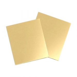 2Pcs,100 mm x100mm x0.5mm Feuille de laiton,Plaque en laiton doré,Plaque métallique en laiton,Plaque en laiton robuste,Plaques de laiton filmées,Plaques en laiton épais, pour Maison Cuisine Dosseret (SCDZ-EU, neuf)