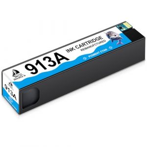 DOUBLE D 913A Cyan pour HP 913A F6T77AE,Non affect&eacute; par la Mise &agrave; Jour, pour HP PageWide Pro MFP 377dw 377dn 477dw 477dn 552dw 577z 577dw 352dw 352dn 452dw 452dn P55250dw MFP P57750dw (DOUBLE D-FR, neuf)