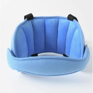Xiciki Cale Tete Enfant Voiture-Ceinture D'aide &agrave; la T&ecirc;te pour Si&egrave;ge D'auto, Appuie-t&ecirc;te R&eacute;glable pour Si&egrave;ge de S&eacute;curit&eacute; Enfant, Appui Tete Siege Auto Doux et Confortable - Bleu (DETANGSUKEJI, neuf)