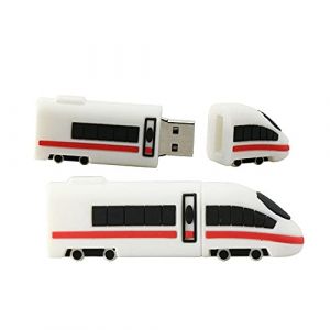 OneSquareCore 32GB Train Forme USB 2.0 cl&eacute; USB de Stockage Externe pendrive u Disque de m&eacute;moire Flash USB Stylo Drive Disque cl&eacute; cl&eacute; USB (White) (OneFangCore, neuf)