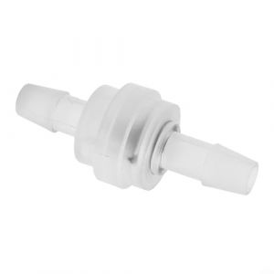 Zeroupshop Clapet anti-retour en plastique blanc de 3 mm à 12 mm - Clapet anti-retour transparent - Pour eau, essence, diesel et autres liquides (10 mm) (ZeroZonespro, neuf)