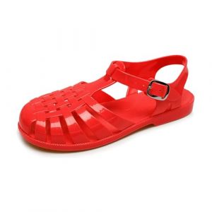 G&eacute;n&eacute;rique Sandales en Caoutchouc pour Femme, Unisexes, en Plastique, Chaussures Classiques &agrave; Boucle Transparente, Sandales en Caoutchouc, Chaussures de Plage en Cristal Geschenke (vicici-cinea, neuf)