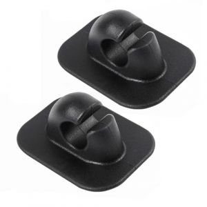 NiuLumea Lot de 2 clips gonflables pour rames de bateau - Support de pagaie - Noir et gris - 10,5 x 8 x 5 cm - Clips de pagaie en plastique pour bateaux gonflables avec installation facile de colle (HinioTech, neuf)