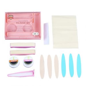 Zahoken Kit Manucure Japonaise, Set De Renforçateur De Manucure, Kit Soins Réparation Ongles, Outil Ongles Kits Lime À Ongle Et Bloc De Polissage, Machine À Polir Les Ongle, Pour Manucures Et Pédicure (suncheno, neuf)