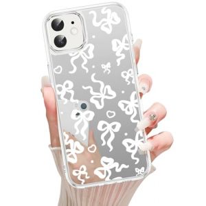 Xylota Coque pour iPhone 11 6,1 Pouces, Miroir de Luxe Motif Housse Etui TPU et Rigide PC Aesthetic Dessin Étui, Antichoc Anti-Rayures Élégant Protection Bumper Case pour iPhone 11, Noeud 02 (PHILIPP SEBASTAN WAAG, neuf)